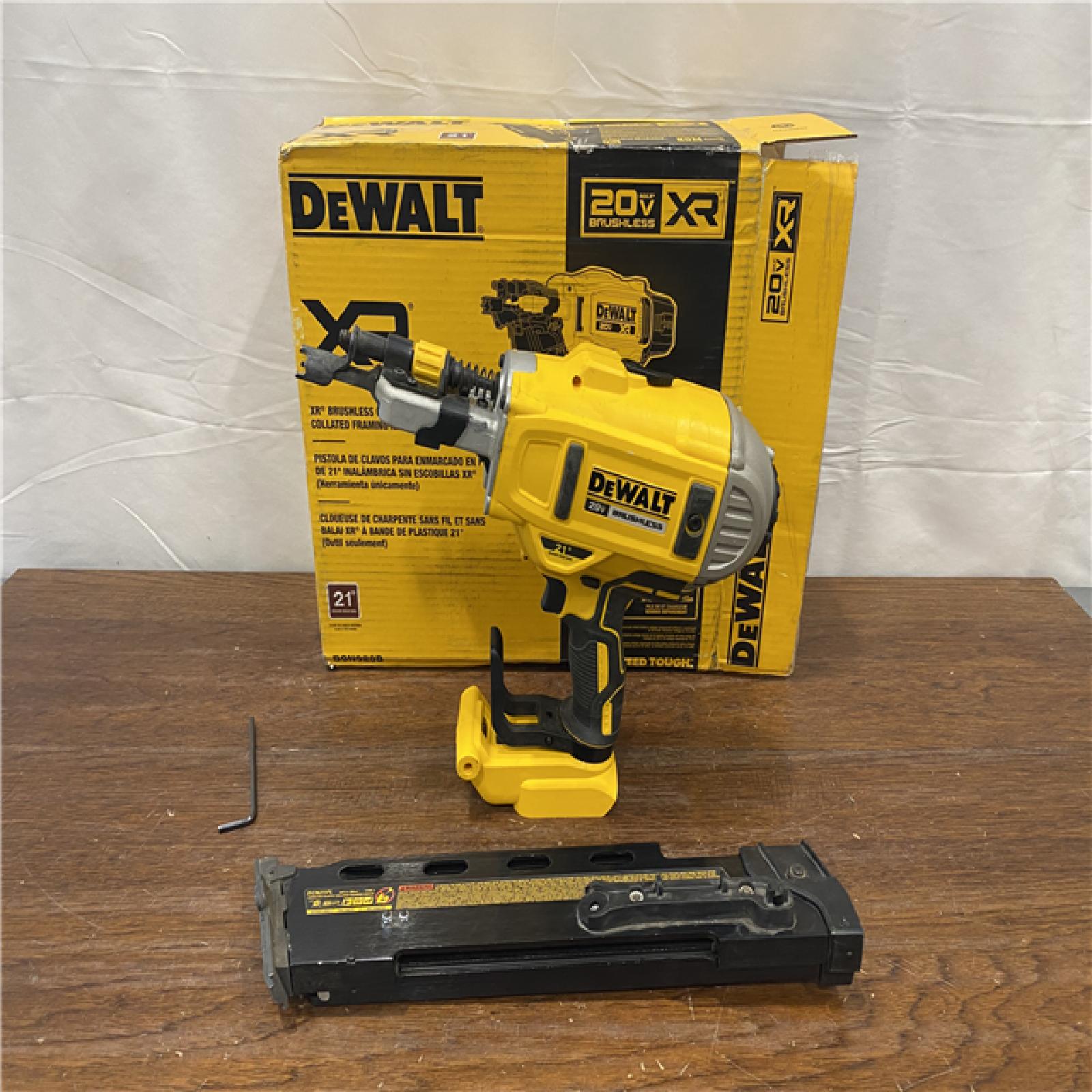 AS-IS DEWALT 20-Volt 21Â° Cordless Framing Nailer (Tool-Only)