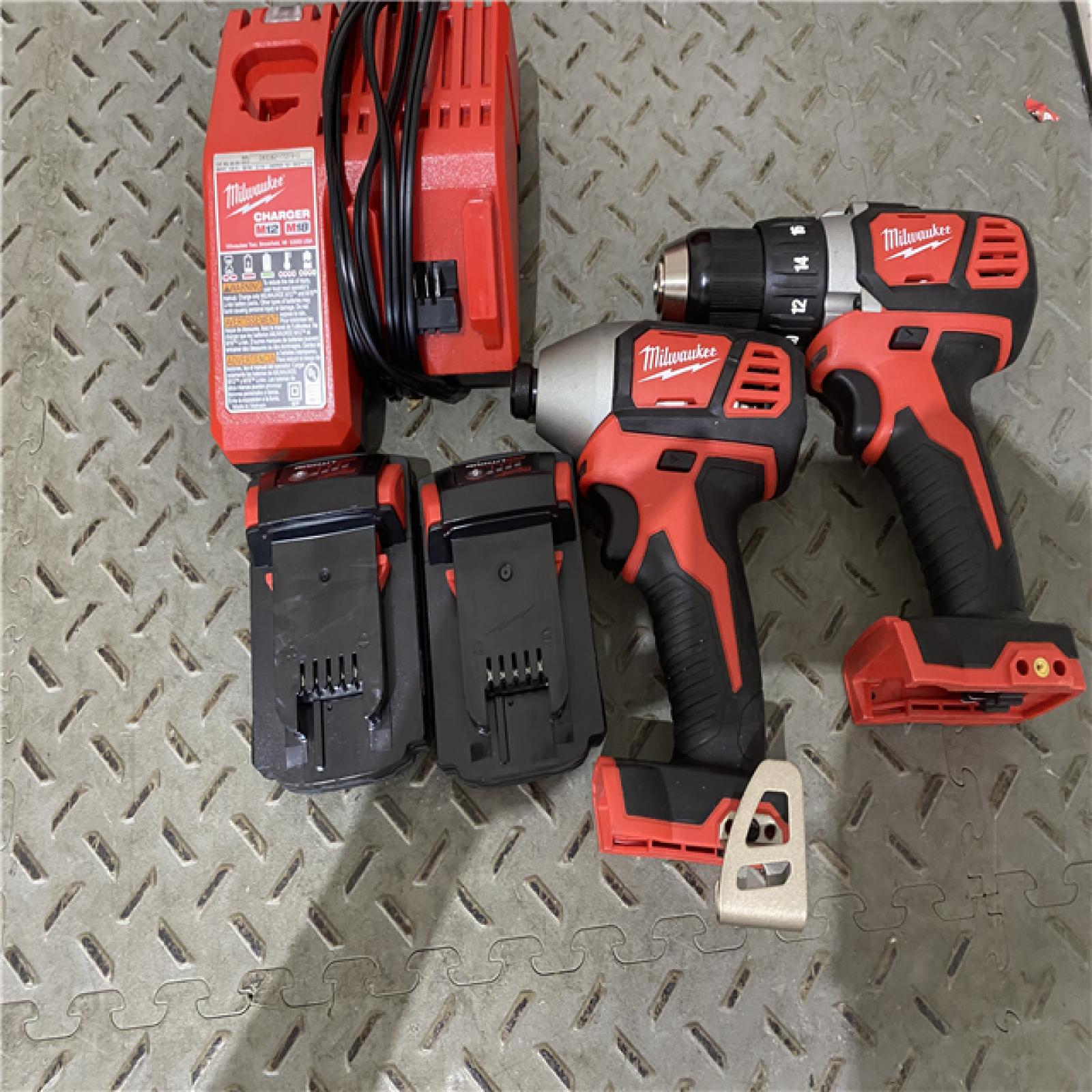 Houston location AS-IS Milwaukee Electric Tools 2691-22 MILWAUKEE M18 COMBO KITS LIKE NEW