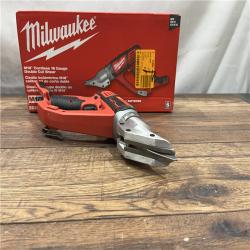 AS-IS Milwaukee M18 18-volt Lithium-ion Cordless 18-gauge Double Cut Metal Shear  Bare Tool