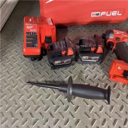 HOUSTON LOCATION - AS-IF M18 FUEL 18V Lithium-Ion Brushless Cordless Hammer Drill and Impact Driver Combo Kit (2-Tool) with 2 Batteries