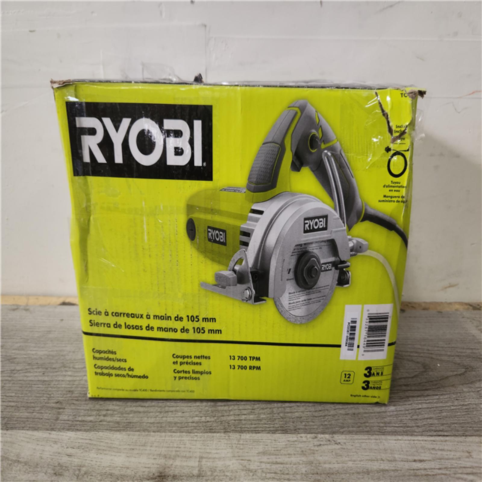 Phoenix Location RYOBI 12 -Amps 4 in. Blade Corded Wet Tile Saw