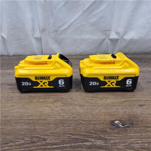 AS-IS DEWALT DCB206-2 6.0Ah 20V MAX Battery (2 Pack)