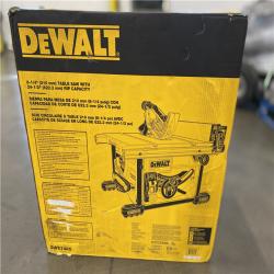 NEW! - DEWALT 15 Amp Corded 8-1/4 in. Compact Portable Jobsite Tablesaw (Stand Not Included)