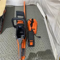 Houston location AS-IS Echo EFORCE 18 in. 56V Cordless Electric Battery Brushless Rear Handle Chainsaw Kit with 5.0Ah Battery and Charger - DCS-5000-18C2