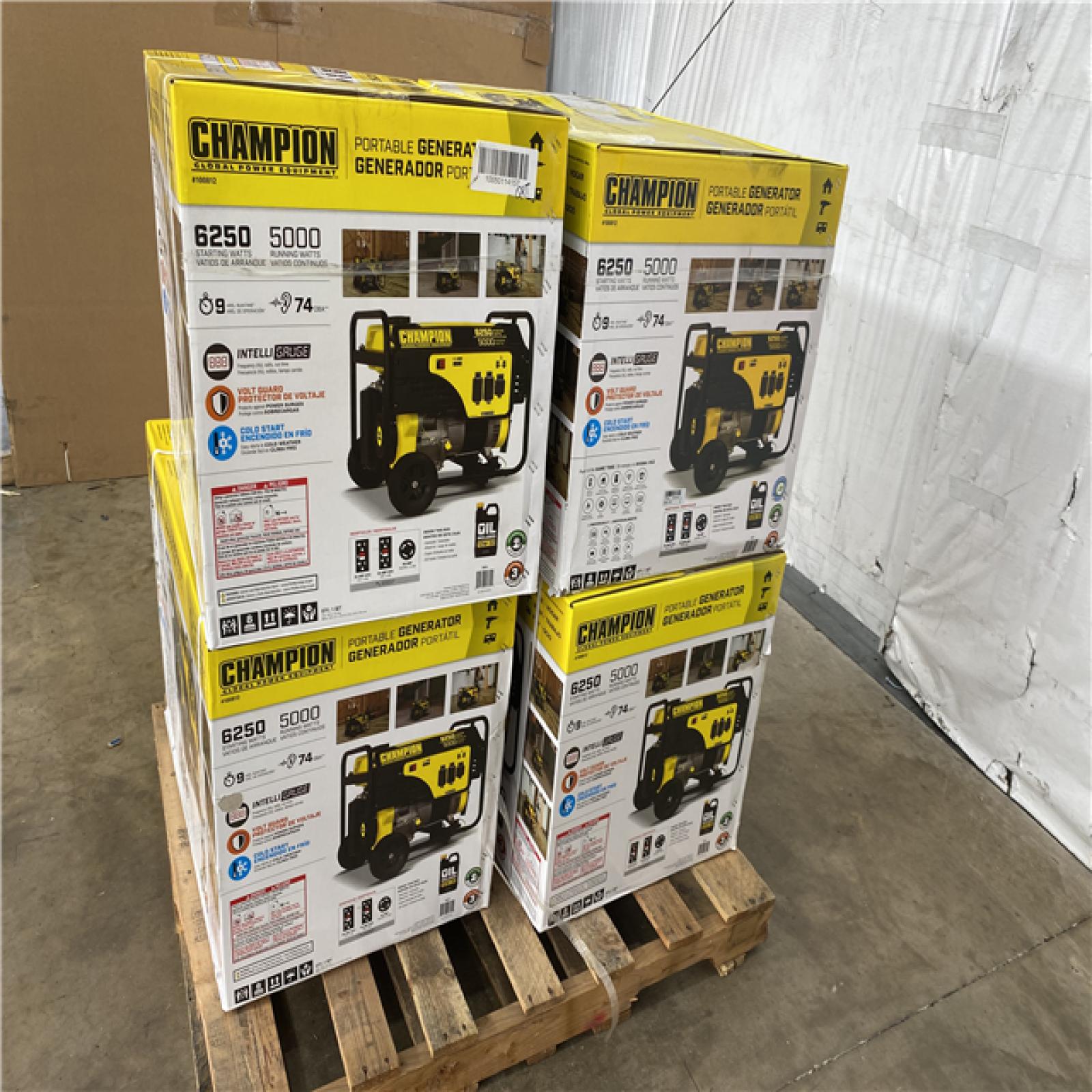 Houston Location AS IS - Champion Generator 6250 Watts