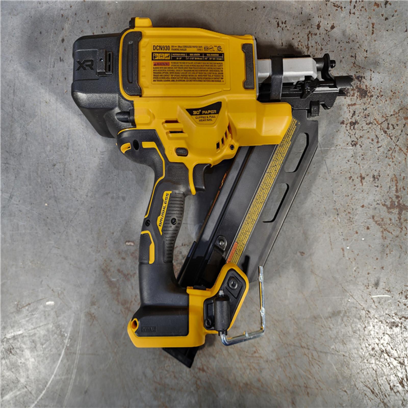 HOUSTON LOCATION - AS-IS DEWALT 20-Volt 30Â° Cordless Framing Nailer (Tool-Only)