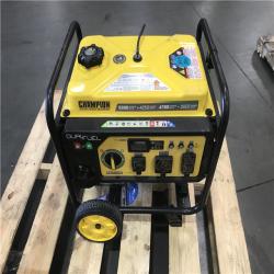 California AS-IS Champion Power Equipment 4250-Watt Recoil Start Duel Fuel Generator