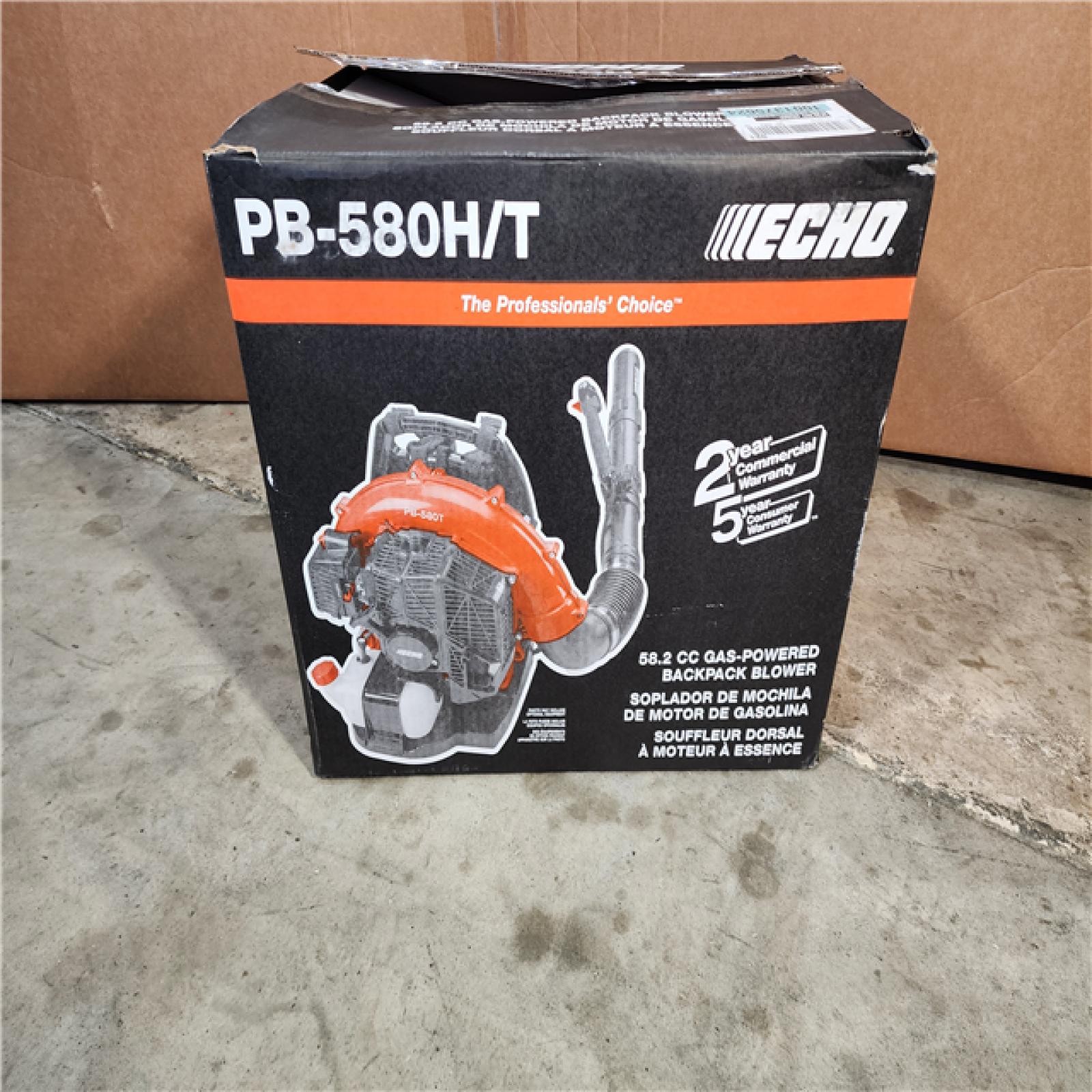 HOUSTON LOCATION - AS-IS ECHO 216 MPH 517 CFM 58.2cc Gas 2-Stroke Backpack Leaf Blower with Tube Throttle