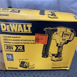 Houston location AS-IS DEWALT 20V MAX XR 18 Gauge Brad Nailer Kit