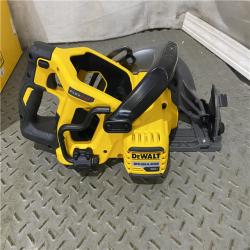 Houston location AS-IS DEWALT FLEXVOLT 60V MAX Cordless Brushless 7-1/4 in. Wormdrive Style Circular Saw (Tool Only)