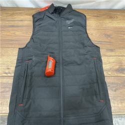 AS IS Men's Medium M12 12V Lithium-Ion Cordless AXIS Black Heated Vest (Vest Only)