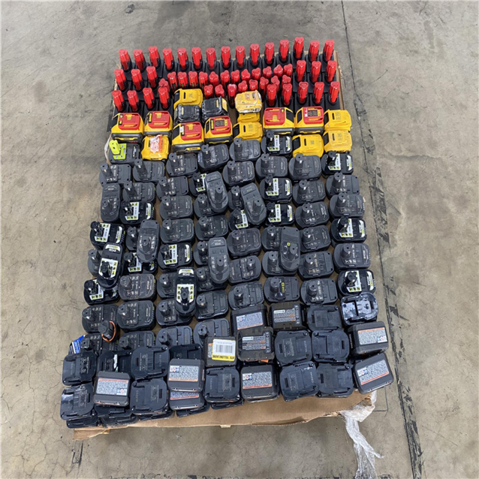 Houston Location - AS-IS Tool Pallet batteries