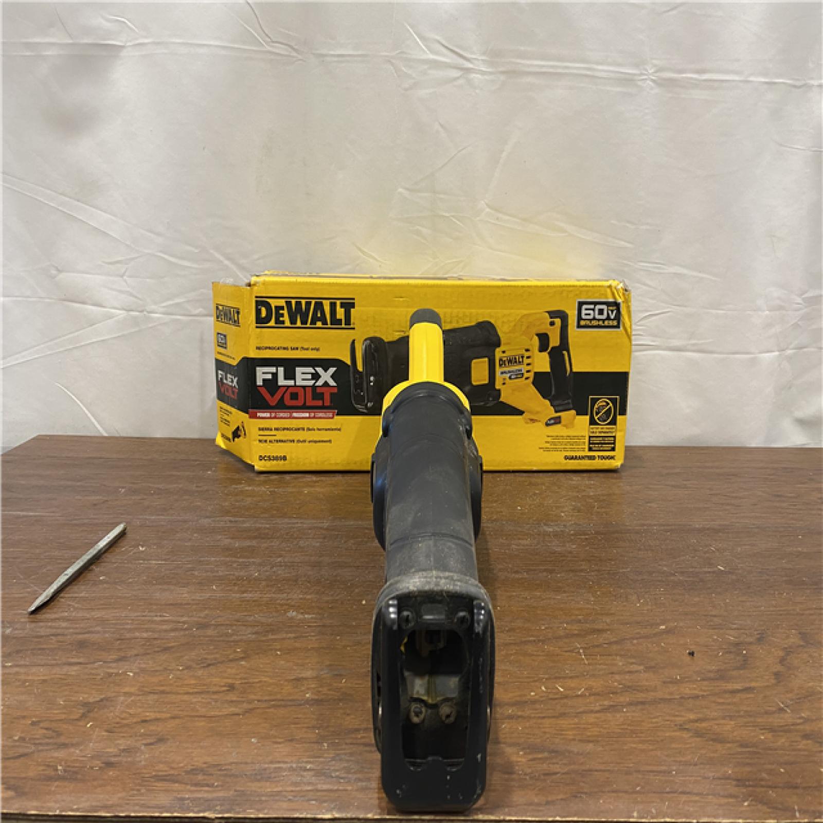 AS-IS DeWalt DCS389B FLEXVOLT 60V MAX Cordless Brushless Reciprocating Saw (Tool-Only)