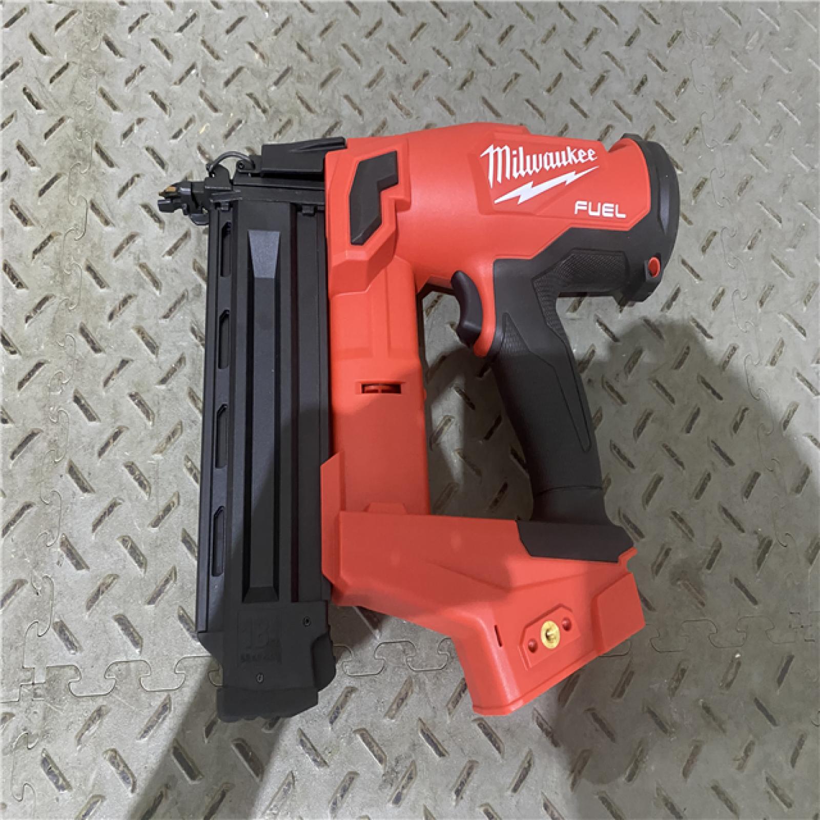 Houston location AS-IS Milwaukee M18 Fuel 18V Brushless 18-Gauge Brad Nailer 2746-20 (Bare Tool)