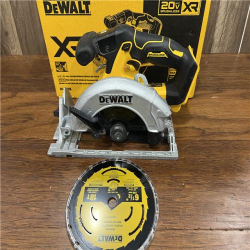 AS-IS DEWALT 20V MAX Cordless Brushless 6-1/2 in. Sidewinder Style Circular Saw (Tool Only)