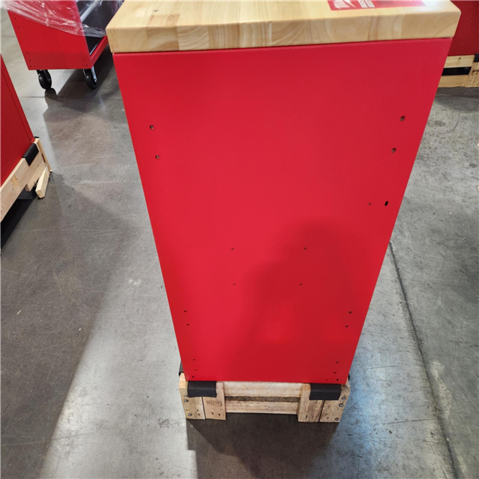 DALLAS LOCATION - Milwaukee Tool Storage 52 in. W Heavy Duty Red Mobile Workbench Cabinet