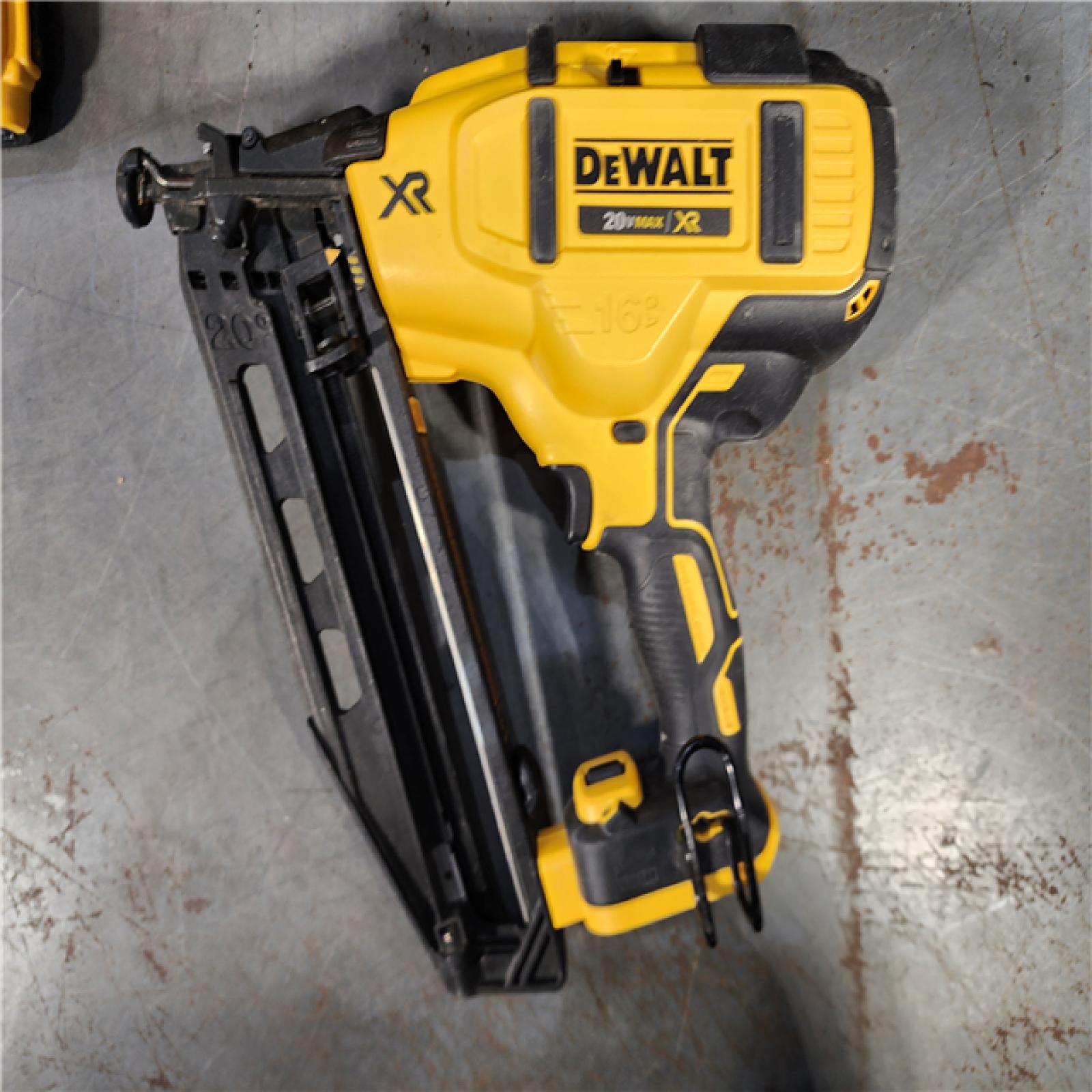 HOUSTON LOCATION - AS-IS DeWalt DCN660D1 20V 16 Gauge Cordless Angled Finish Nailer Kit W/ 2Ah Battery