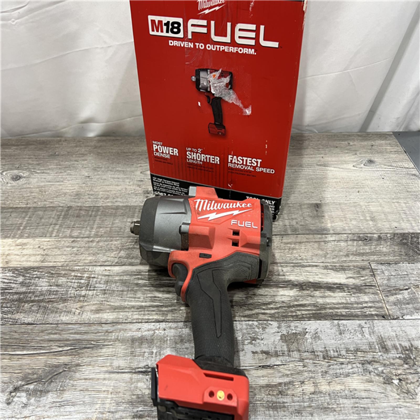 AS-IS MILWAUKEE M18 FUEL 18V Lithium-Ion Brushless Cordless 1/2 in. Impact Wrench with Friction Ring (Tool-Only)