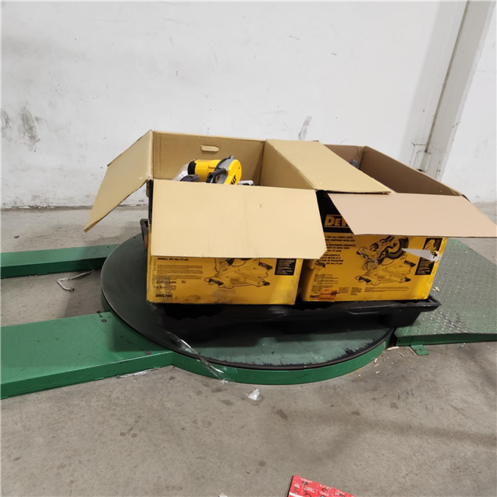 Dallas Location - As-Is DEWALT 15 Amp Corded 12 in. Double Bevel Sliding Compound Miter Saw (Lot Of 2)