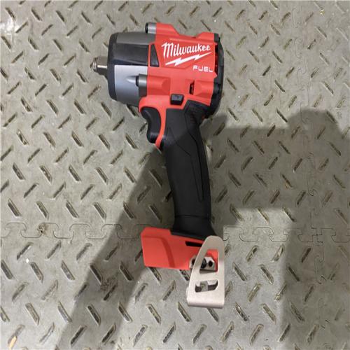 Houston location AS-IS Milwaukee M18 18V Fuel 1/2  Mid-Torque Impact Wrench Cordless Lithium-Ion Brushless with Friction Ring 2962-20