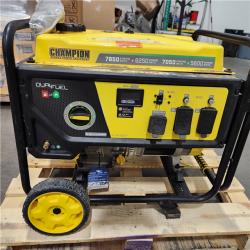 Dallas Location - As-Is Champion 201463 7850W Dual Fuel Generator