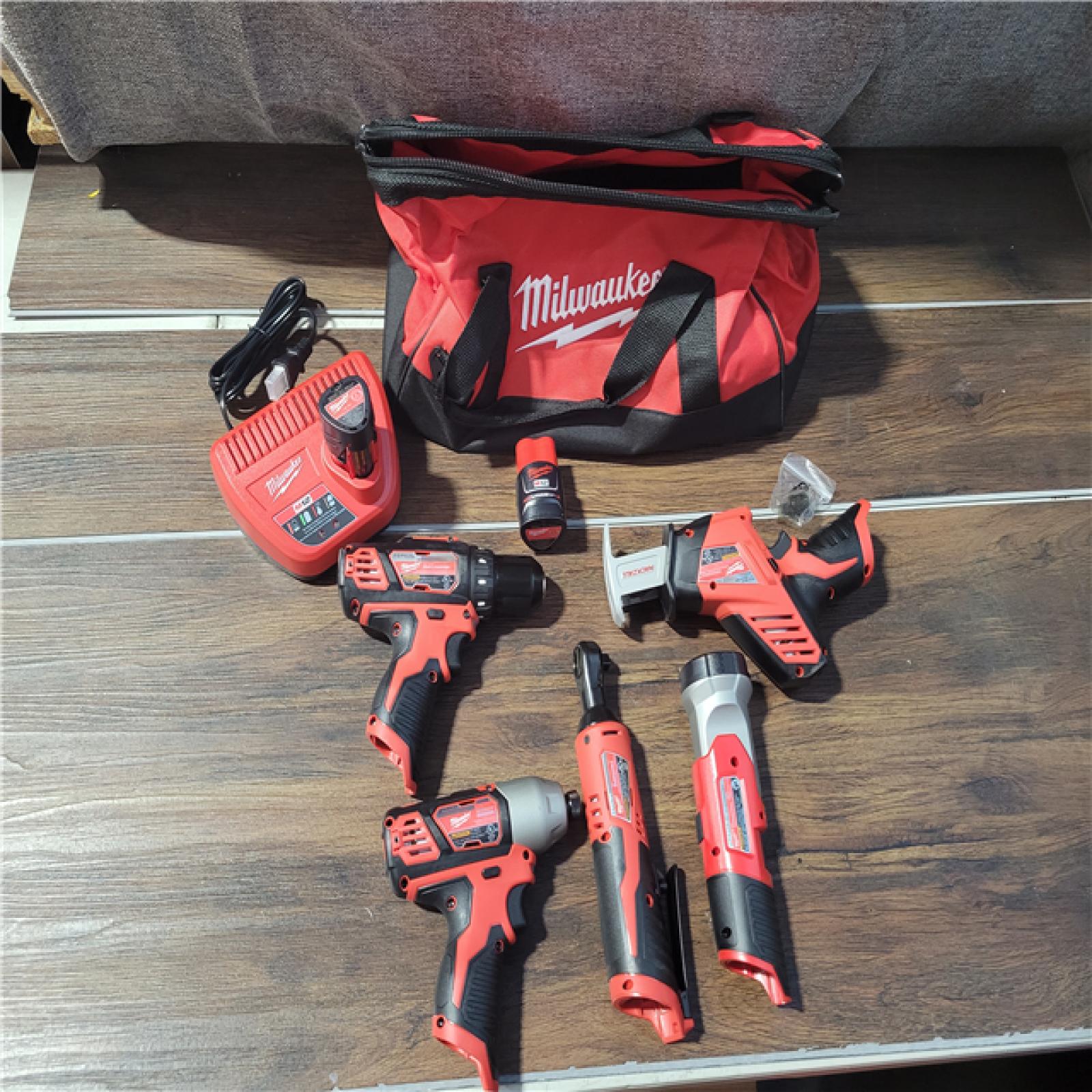 California New 5 TOOL Combo Kit (2 Batteries, Charger, and Bag Included)