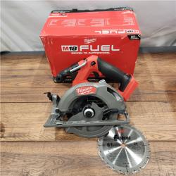 AS-IS M18 FUEL 18V Lithium-Ion Brushless Cordless 6-1/2 in. Circular Saw (Tool-Only)