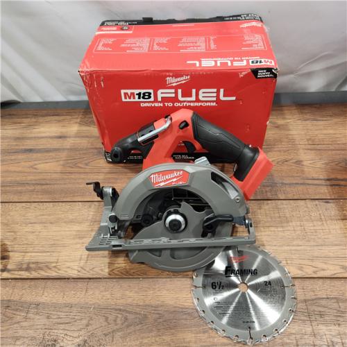 AS-IS M18 FUEL 18V Lithium-Ion Brushless Cordless 6-1/2 in. Circular Saw (Tool-Only)