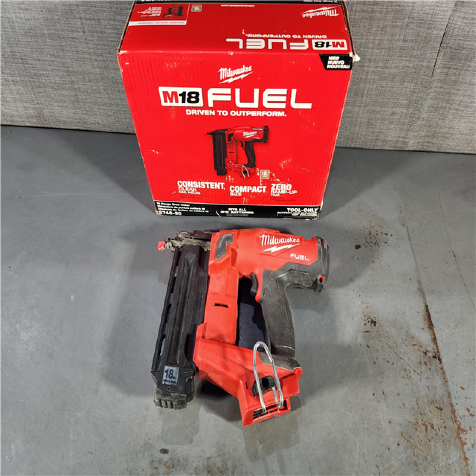 HOUSTON LOCATION - AS-IS Milwaukee M18 Fuel 18V Brushless 18-Gauge Brad Nailer 2746-20 (Bare Tool)