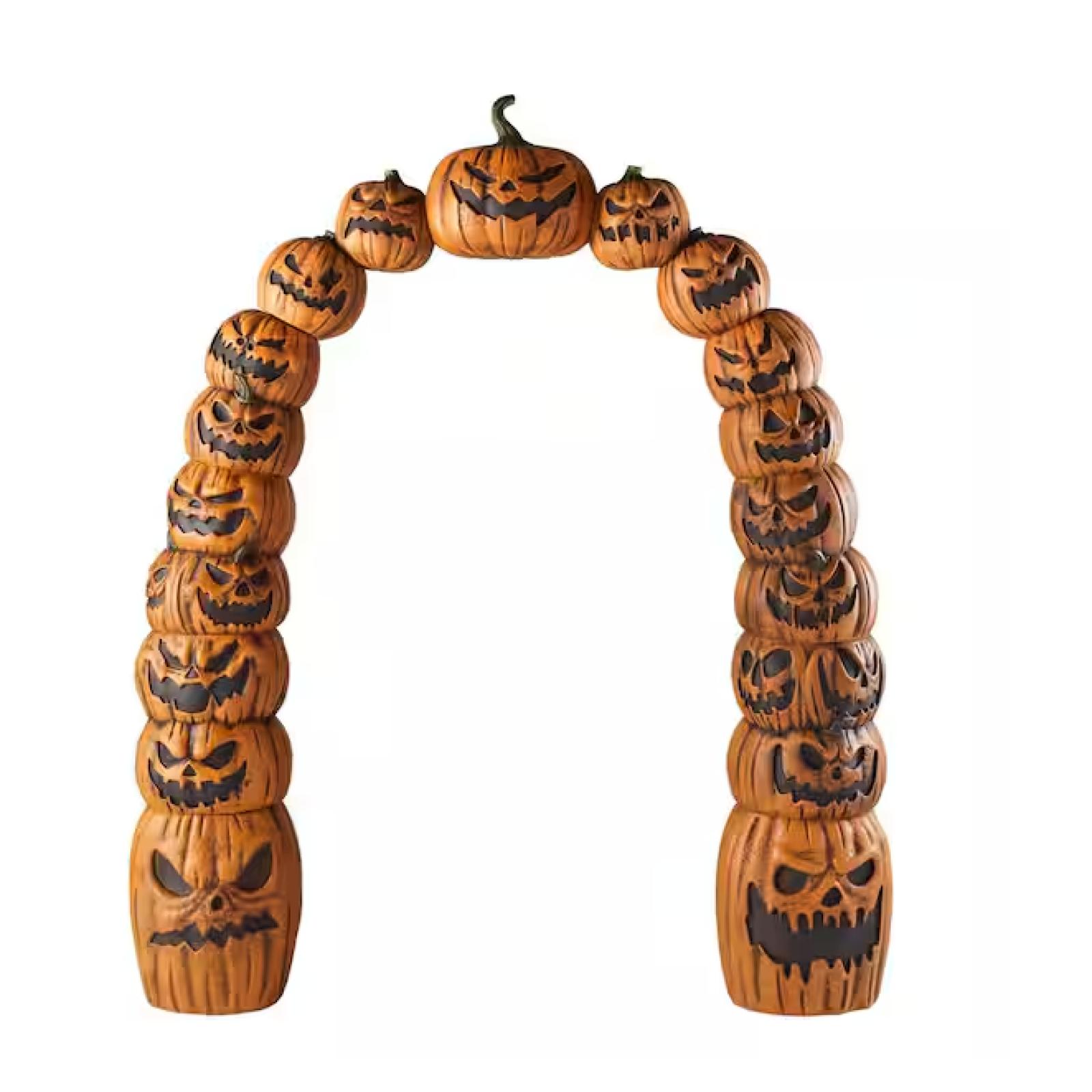 DALLAS LOCATION - Home Accents Holiday 7.5 ft. Jack-O-Lantern Archway