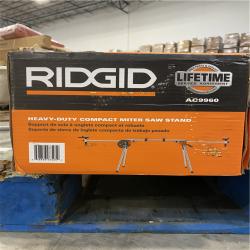 DALLAS LOCATION -RIDGID Professional Compact Miter Saw Stand PALLET - (3 UNITS)