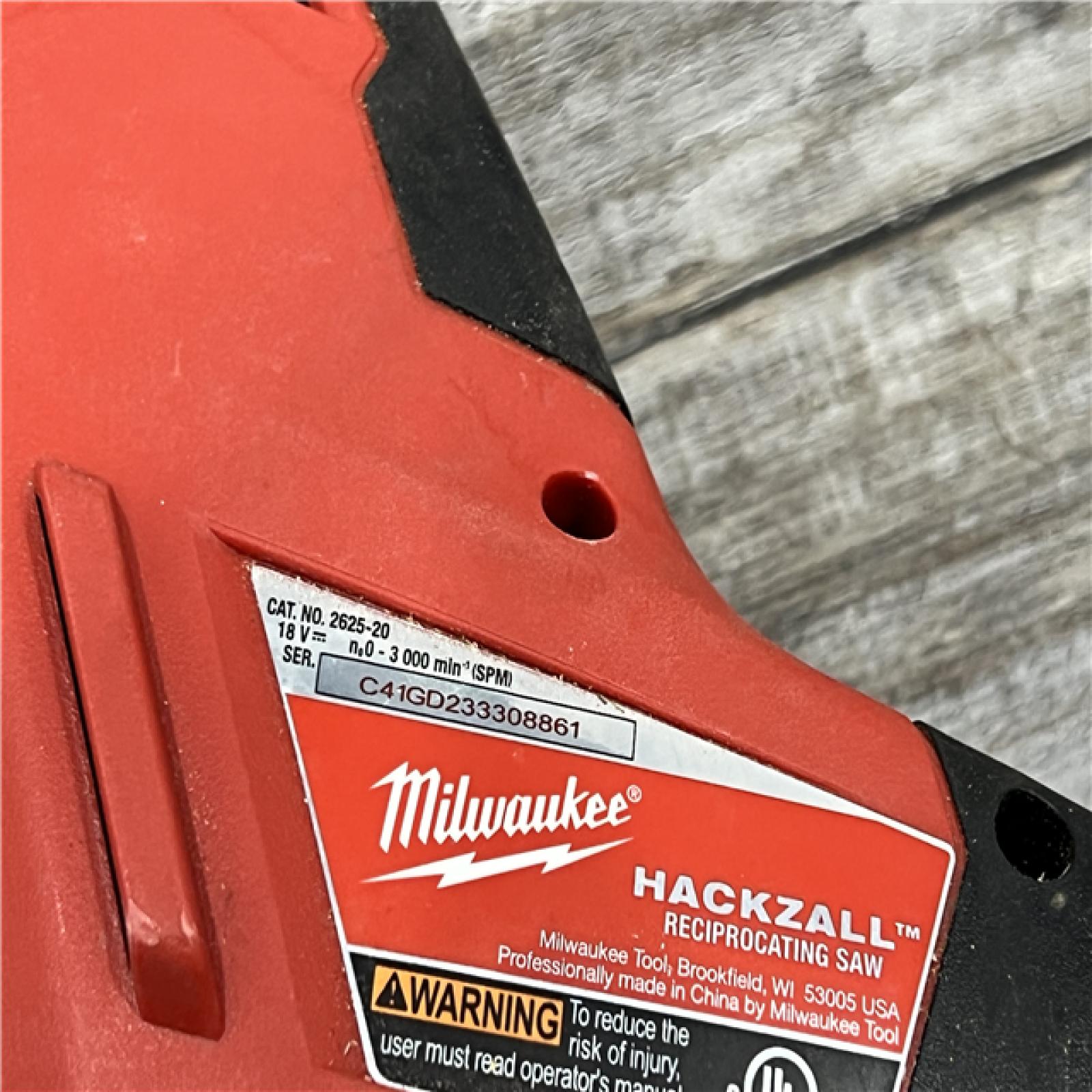 AS-IS Milwaukee M18 HACKZALL Reciprocating Saw