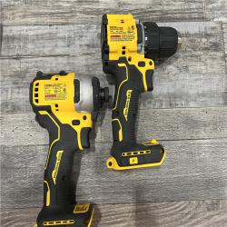 AS-IS DEWALT ATOMIC 20-Volt MAX Lithium-Ion Cordless Combo Kit (2-Tool) with (2) 2.0Ah Batteries, Charger and Bag