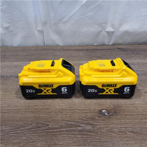 AS-IS DEWALT DCB206-2 6.0Ah 20V MAX Battery (2 Pack)