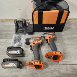 Phoenix Location RIDGID 18V SubCompact Brushless 2-Tool Combo Kit with Drill/Driver, Impact Driver, (2) 2.0 Ah Batteries, Charger, and Tool Bag