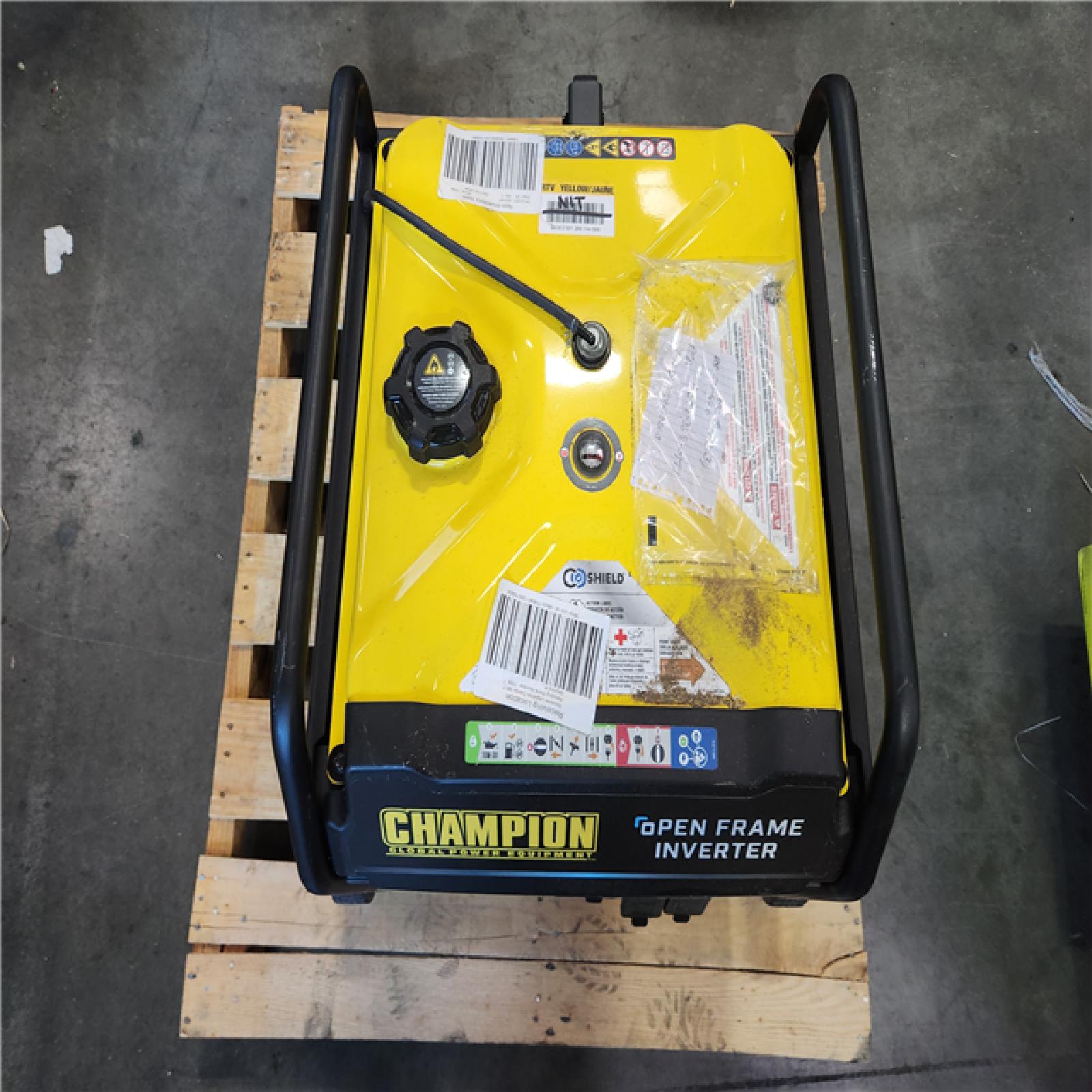 California AS-IS Champion 9000-Watt Electric Start Gasoline Powered Open Frame Inverter Generator with CO Shield and Quiet Technology