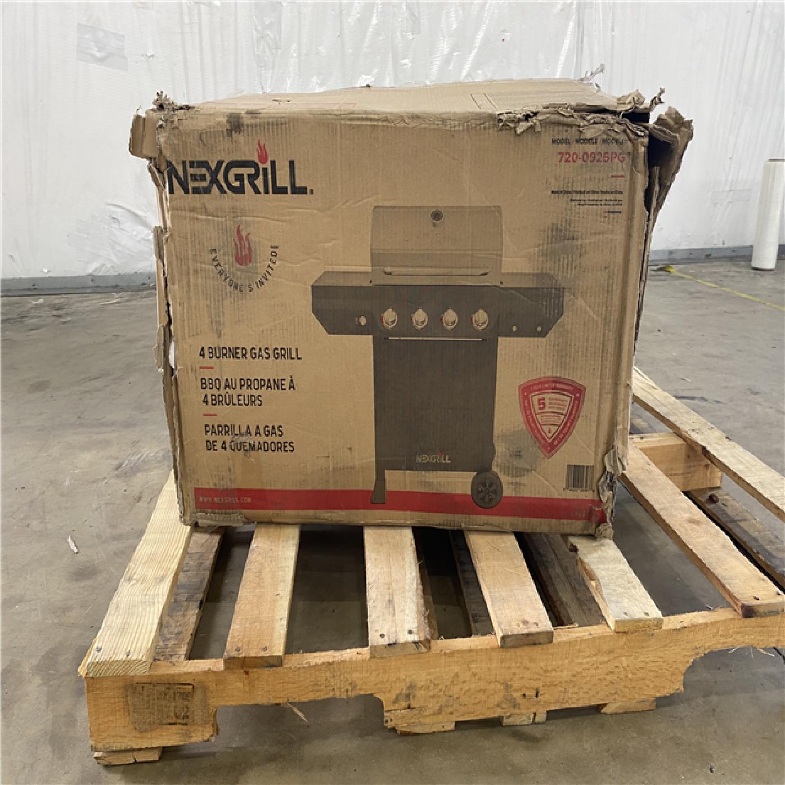 Houston Location - AS-IS Nexgrill 4 Burner Gas Grill