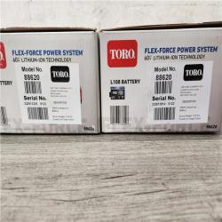 Phoenix Location NEW Toro 60V MAX* Flex-Force 2.5Ah Lithium-Ion Battery (2 Pack)