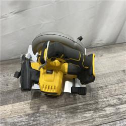 AS-IS DEWALT 20V MAX Cordless Brushless 7-1/4 in. Sidewinder Style Circular Saw with FLEXVOLT ADVANTAGE (Tool Only)