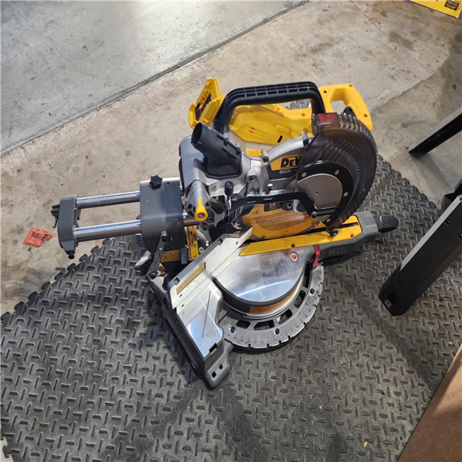 HOUSTON LOCATION - AS-IS DEWALT 60V Lithium-Ion 12 in. Cordless Sliding Miter Saw (Tool Only)