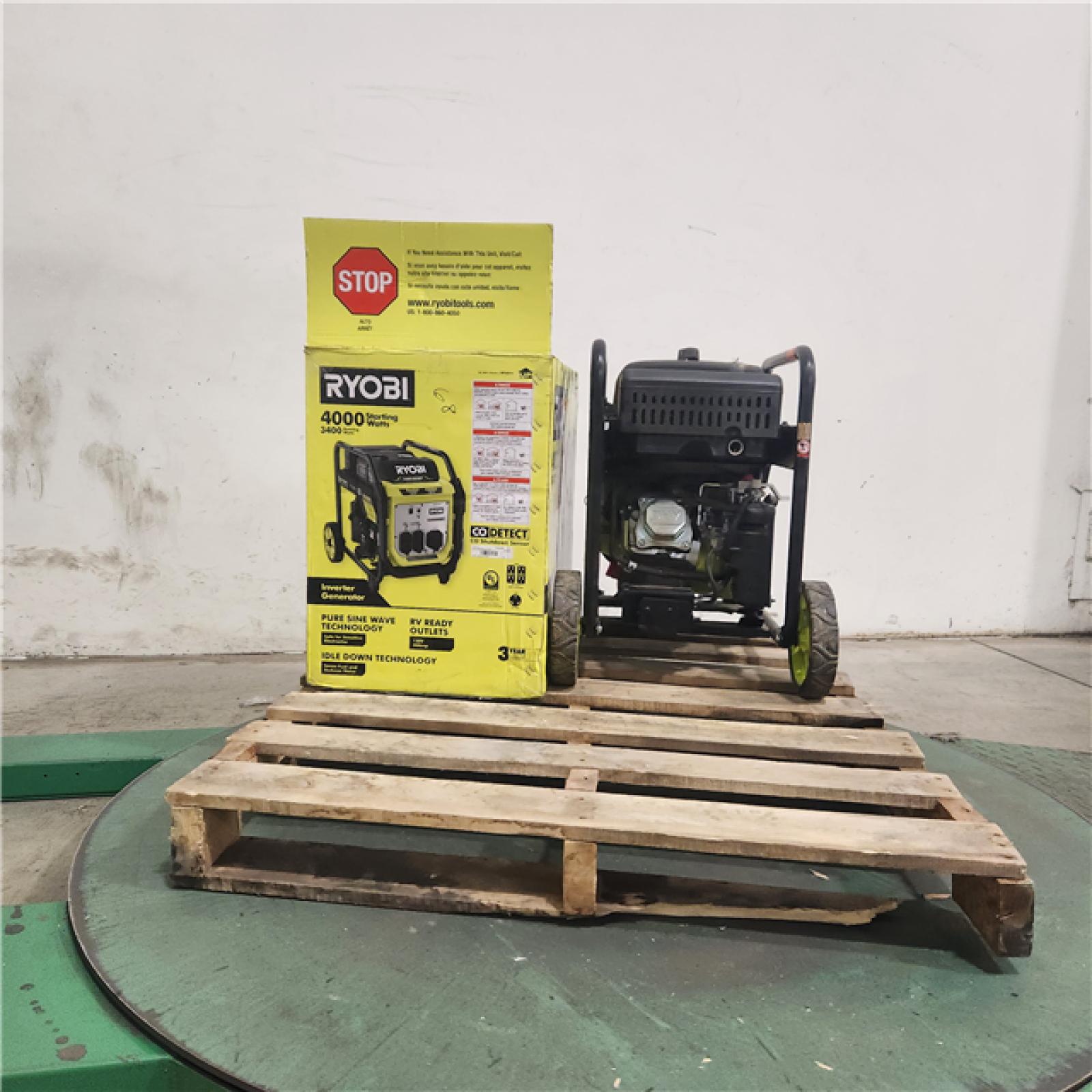 Dallas Location - As-Is RYOBI 4000-Watt Inverter Generator (Lot Of 2)