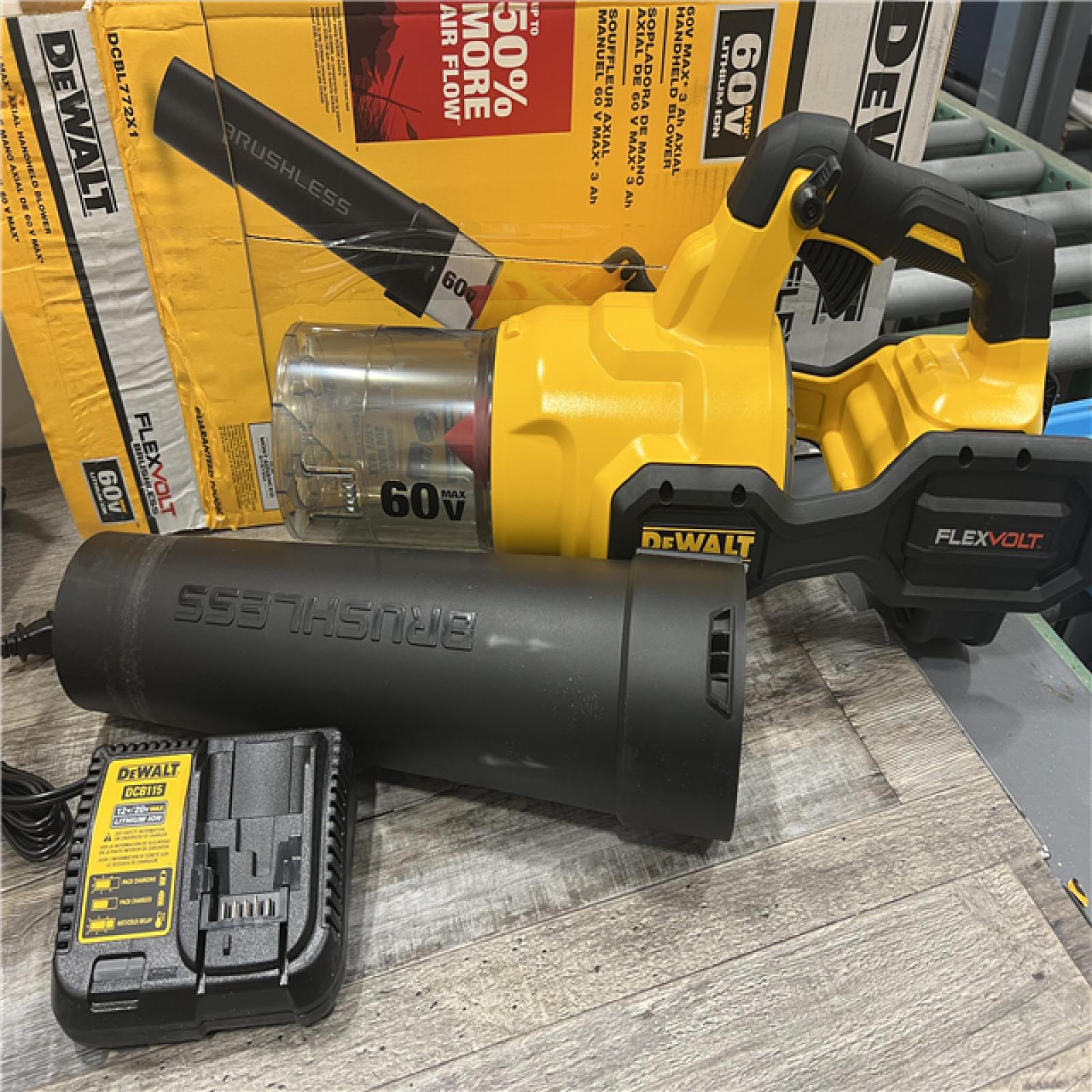 AS-IS DEWALT 60V MAX Brushless Cordless Handheld Leaf Blower