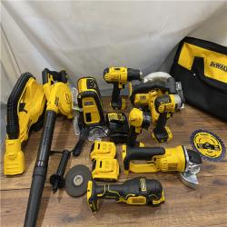 AS IS DEWALT 20V MAX Lithium-Ion Brushed Cordless (10-Tool) Combo Kit