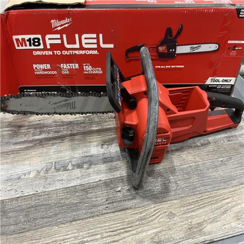 AS-IS Milwaukee M18 FUEL 16  18V Li-Ion Brushless Cordless Chainsaw Tool-Only 2727-20