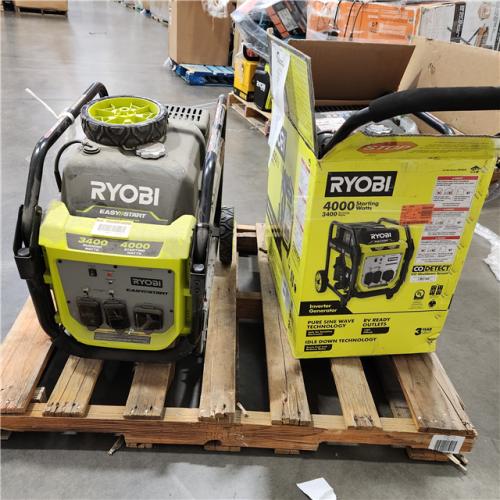 Dallas Location - As-Is RYOBI 4000-Watt Digital Inverter Generator(Lot Of 2)