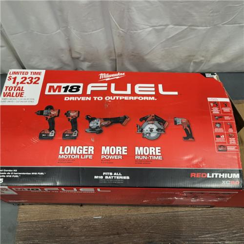 AS-IS Milwaukee  M18 FUEL 5-TOOL COMBO KIT