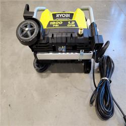 AS-IS RYOBI 1900 PSI 1.2 GPM Cold Water Wheeled Corded Electric Pressure Washer