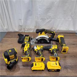 AS-IS Dewalt 20-Volt MAX ToughSystem Lithium-Ion 6-Tool Cordless Combo Kit