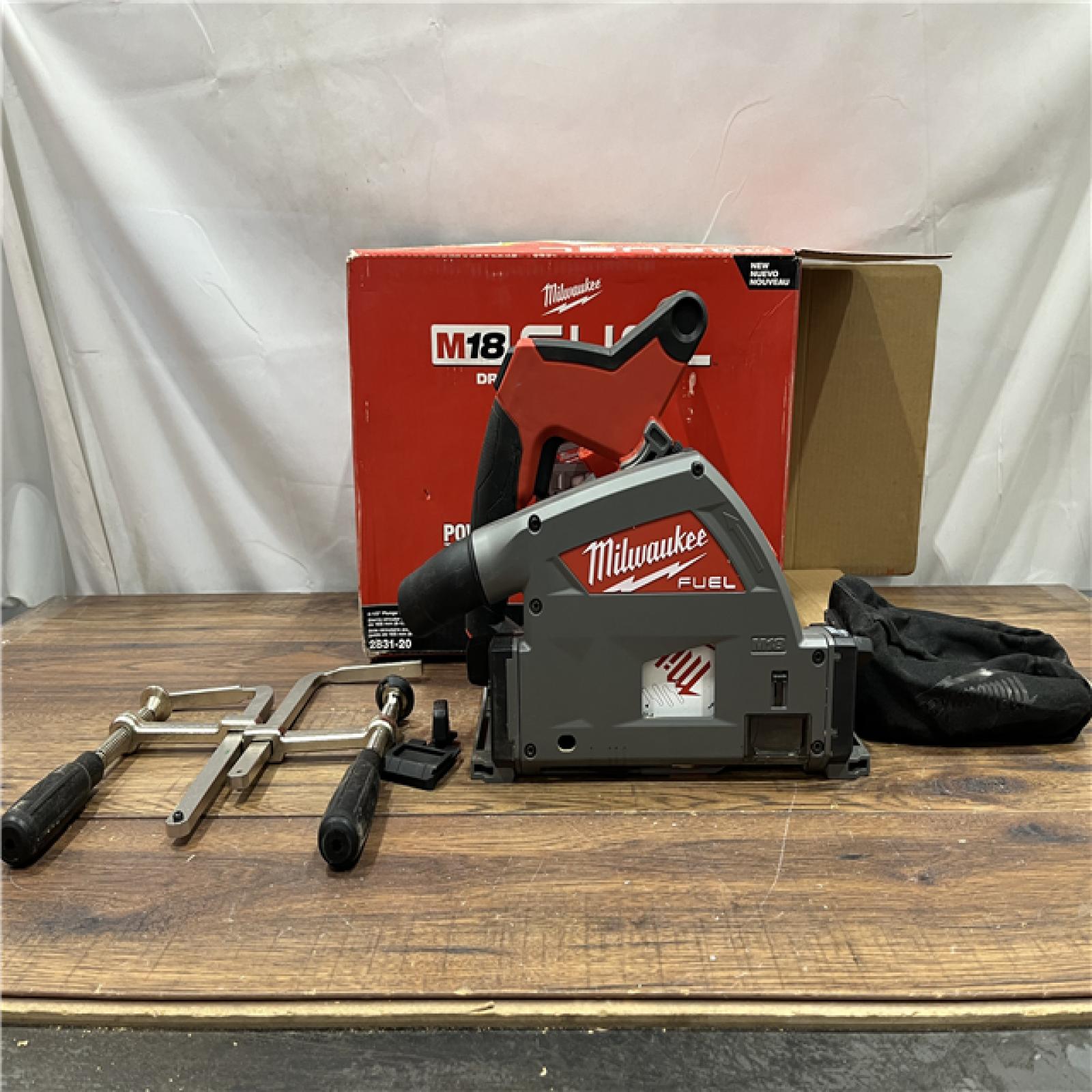 AS IS-Milwaukee M18 Fuelâ„¢ 6-1/2  Plunge Track Saw