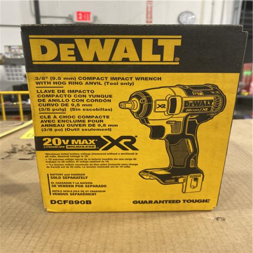 NEW! - DEWALT 20V MAX XR Cordless Brushless 3/8 in. Compact Impact Wrench (Tool Only)